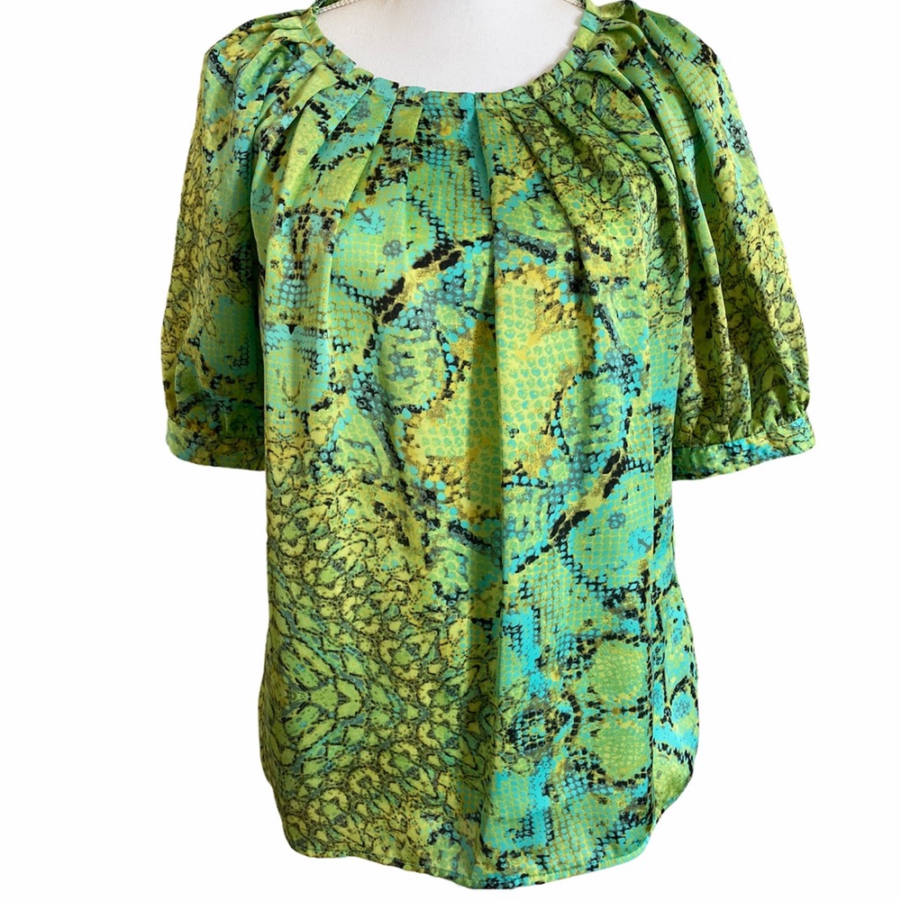 Animal print reptile neon bright color